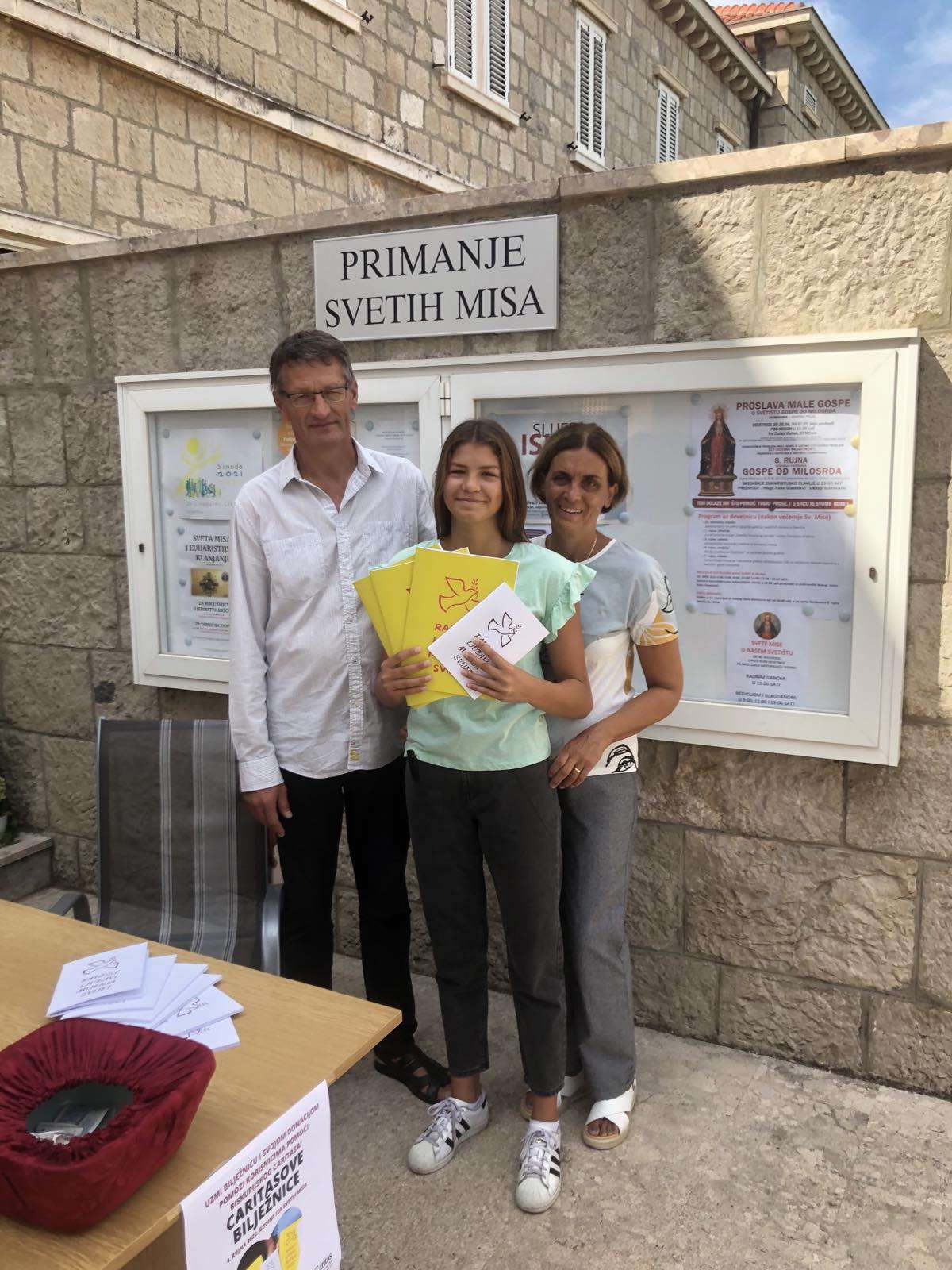 Putem akcije “Caritasove bilježnice” vjernici u svojim župama i crkvama i ove godine pomogli potrebitima