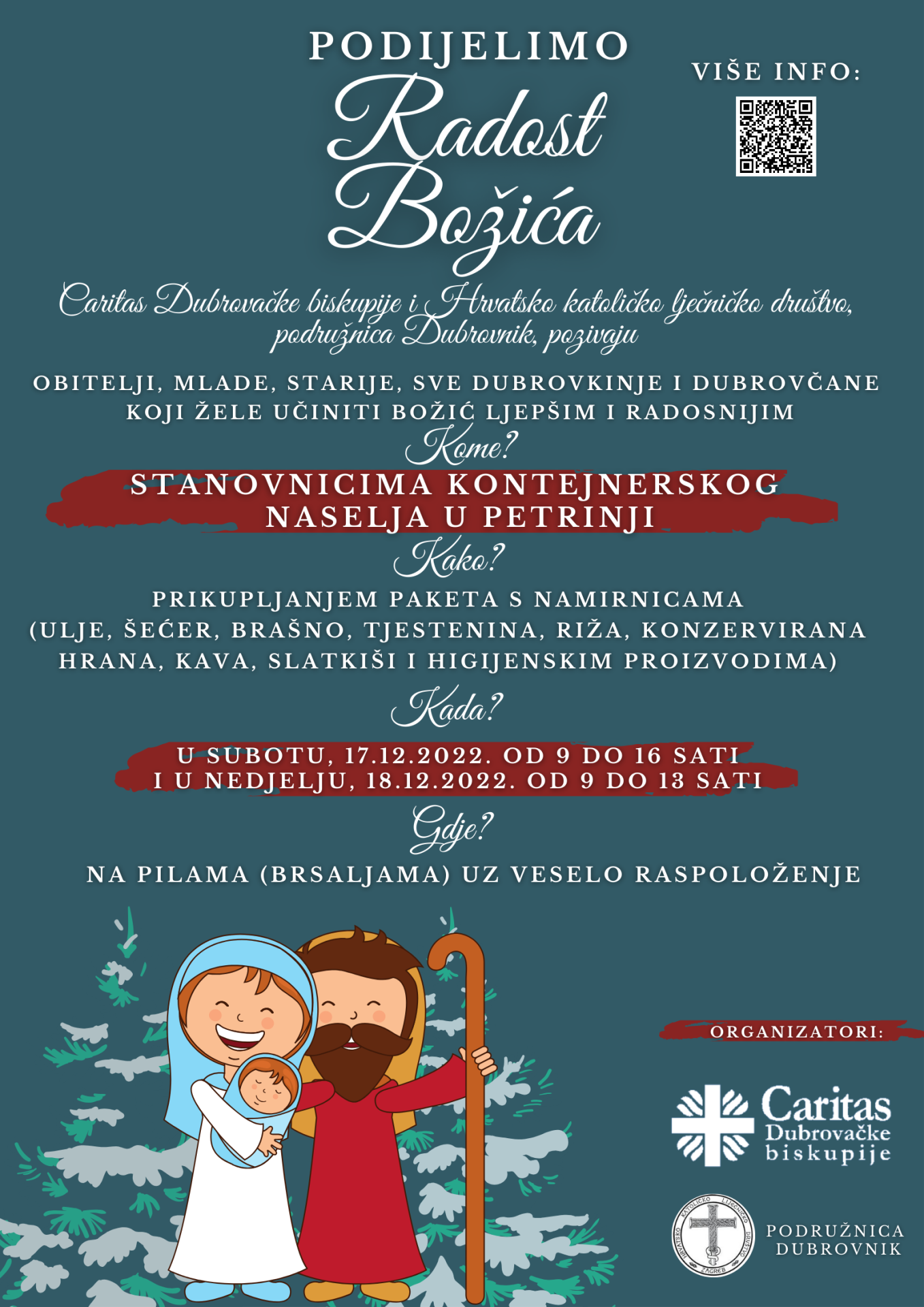 Najava  humanitarne akcije "Podijelimo radost Božića"