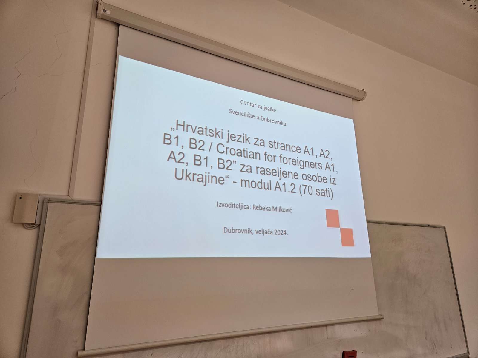 Započeo novi ciklus tečaja hrvatskog jezika za Ukrajince