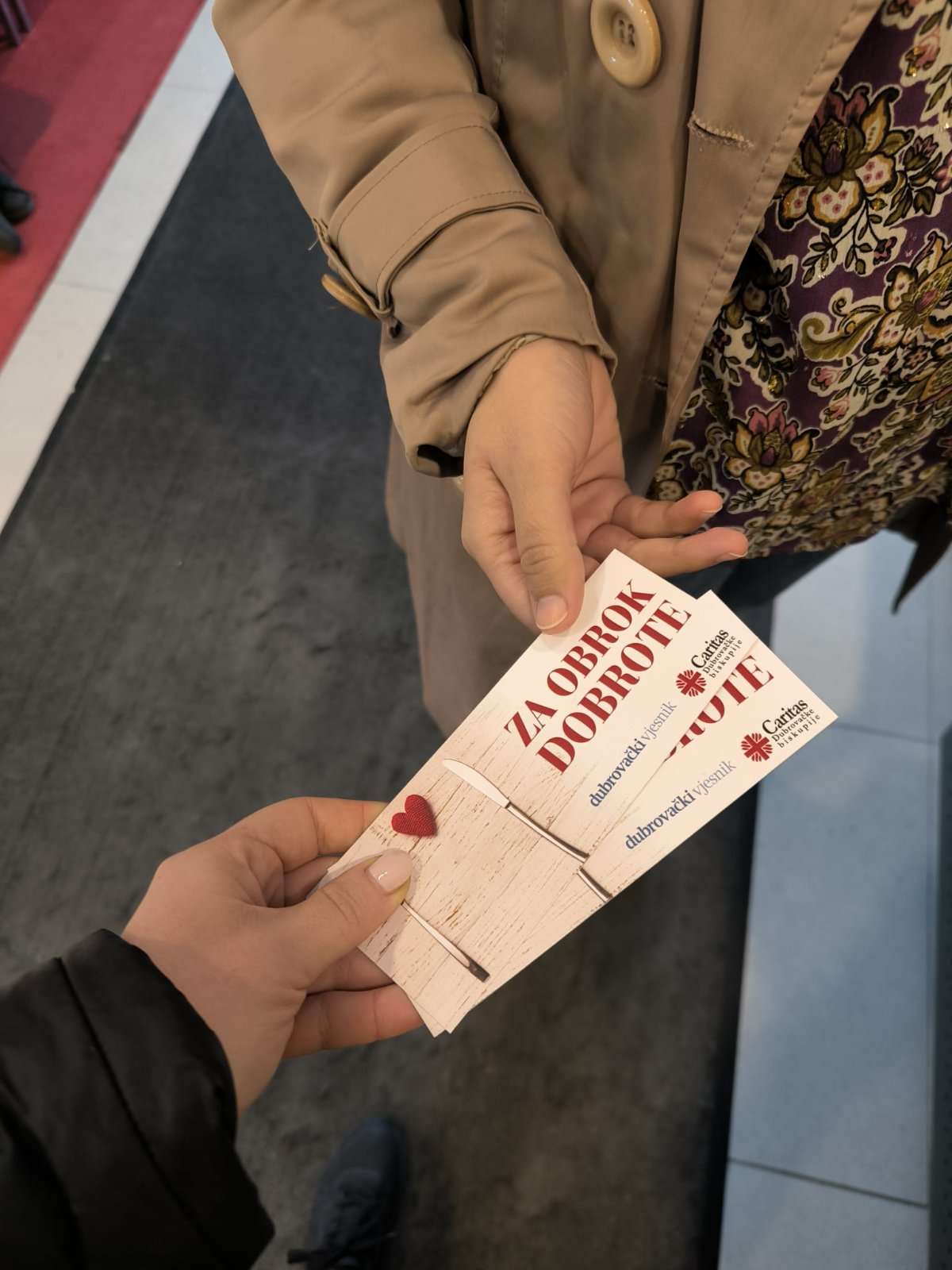 "Obrok dobrote" razveselio korisnike Caritasa