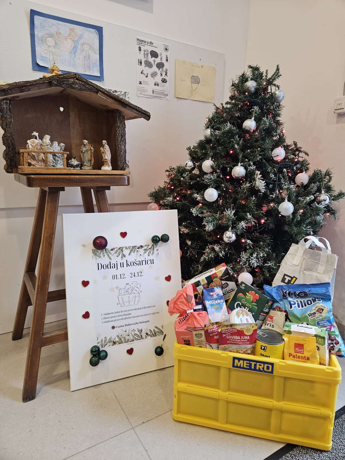 U Caritasovoj adventskoj akciji “Dodaj u košaricu” prikupljeno 2776 proizvoda